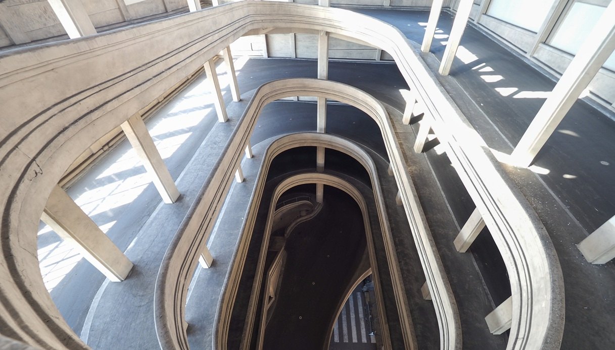 La pista elicoidale del Lingotto di Torino