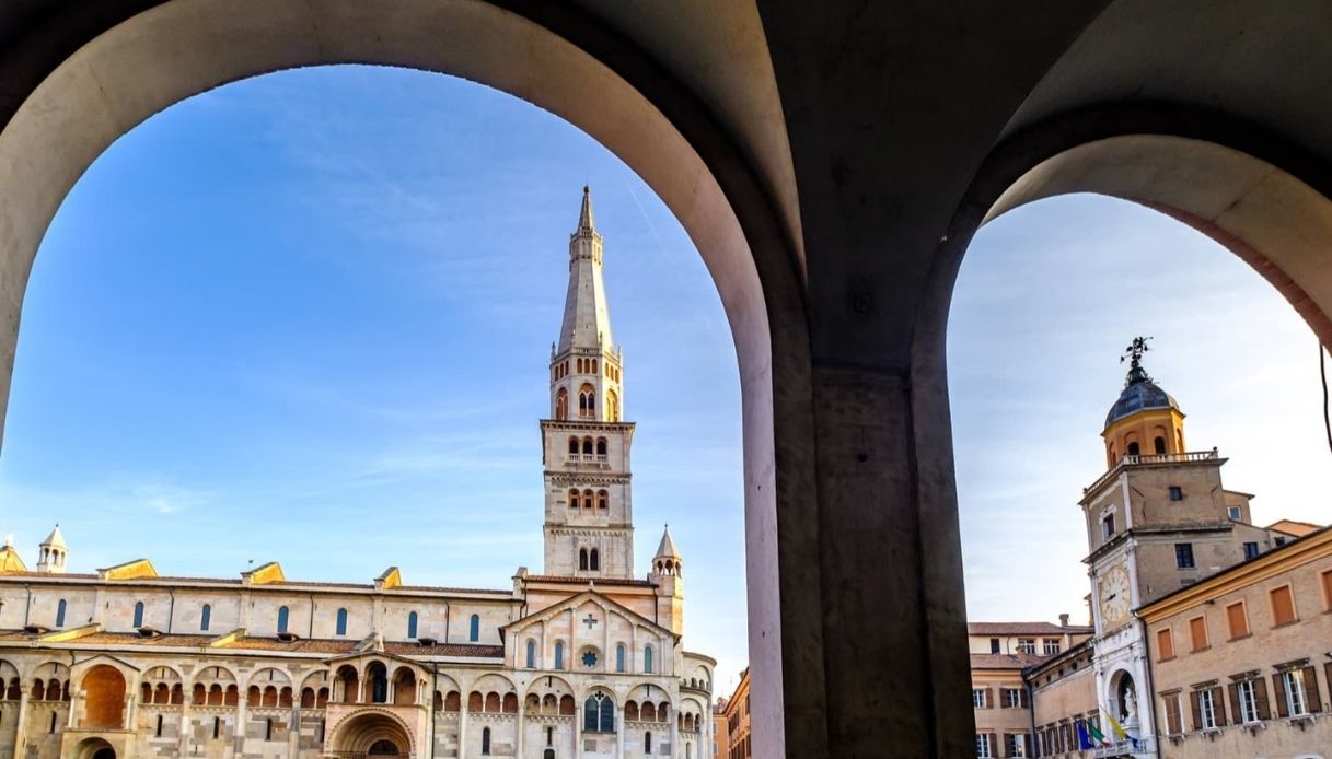 Il centro di Modena