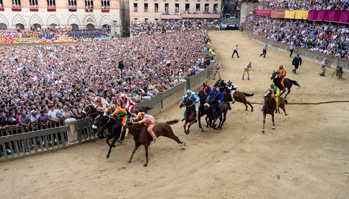 Il celebre Palio di Siena