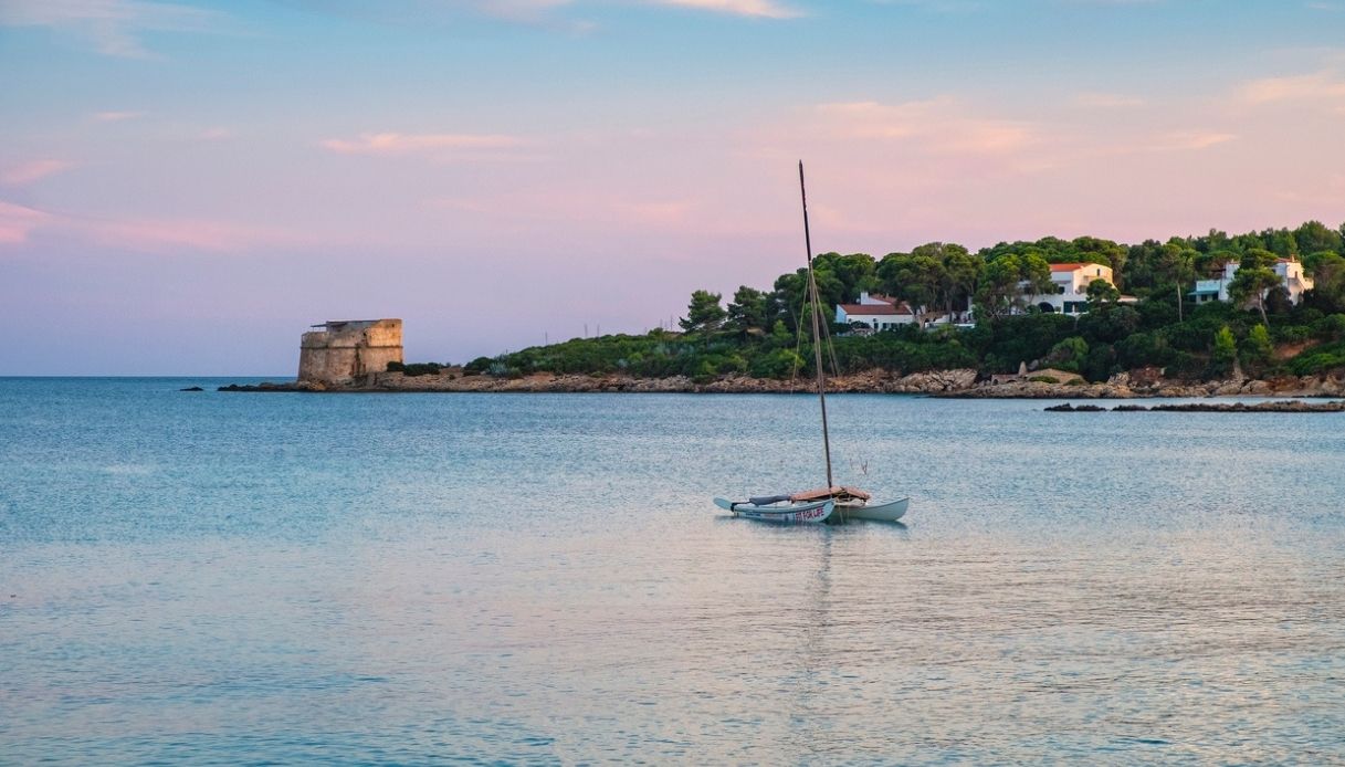 La spiaggia del Lazzaretto di Alghero
