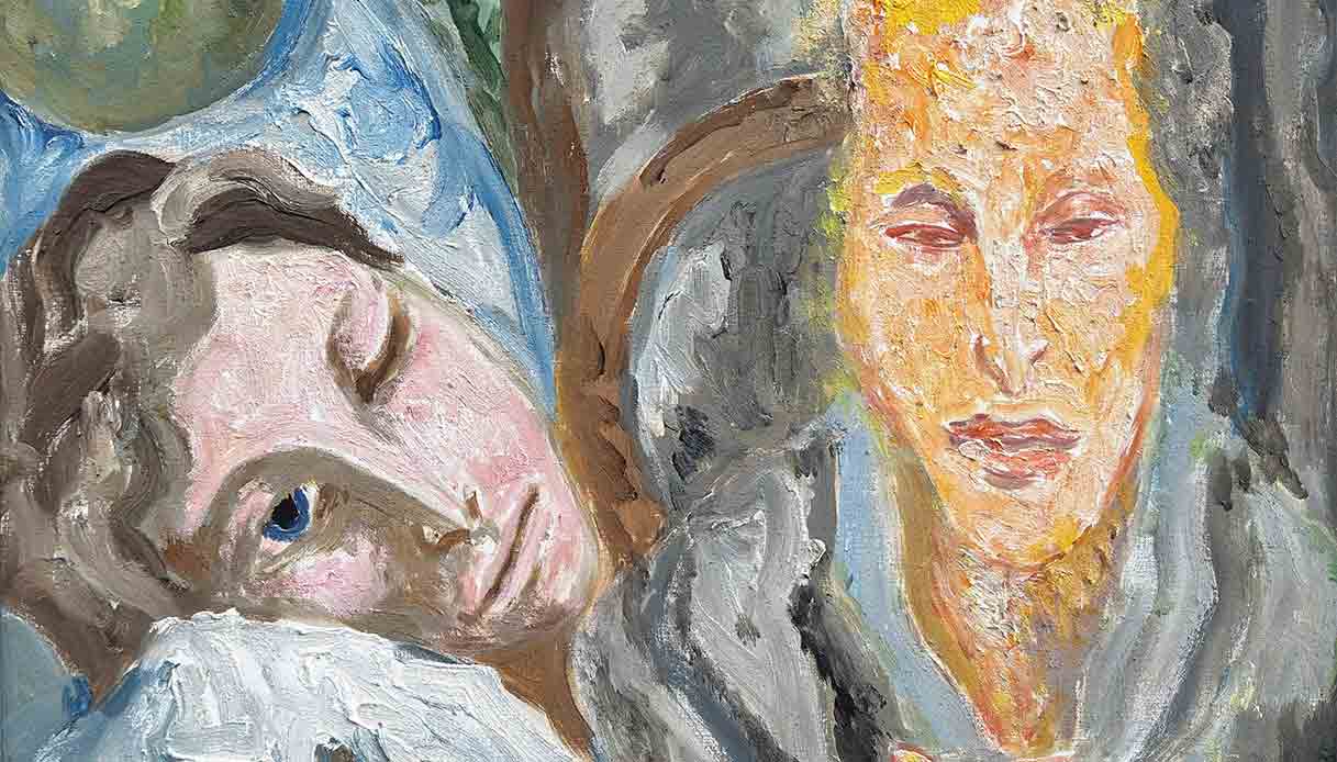 Carlo-Levi-Risveglio-con-la-madre-1973-olio-su-tela