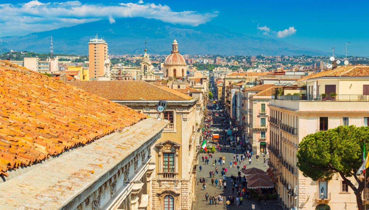 Catania vista panoramica