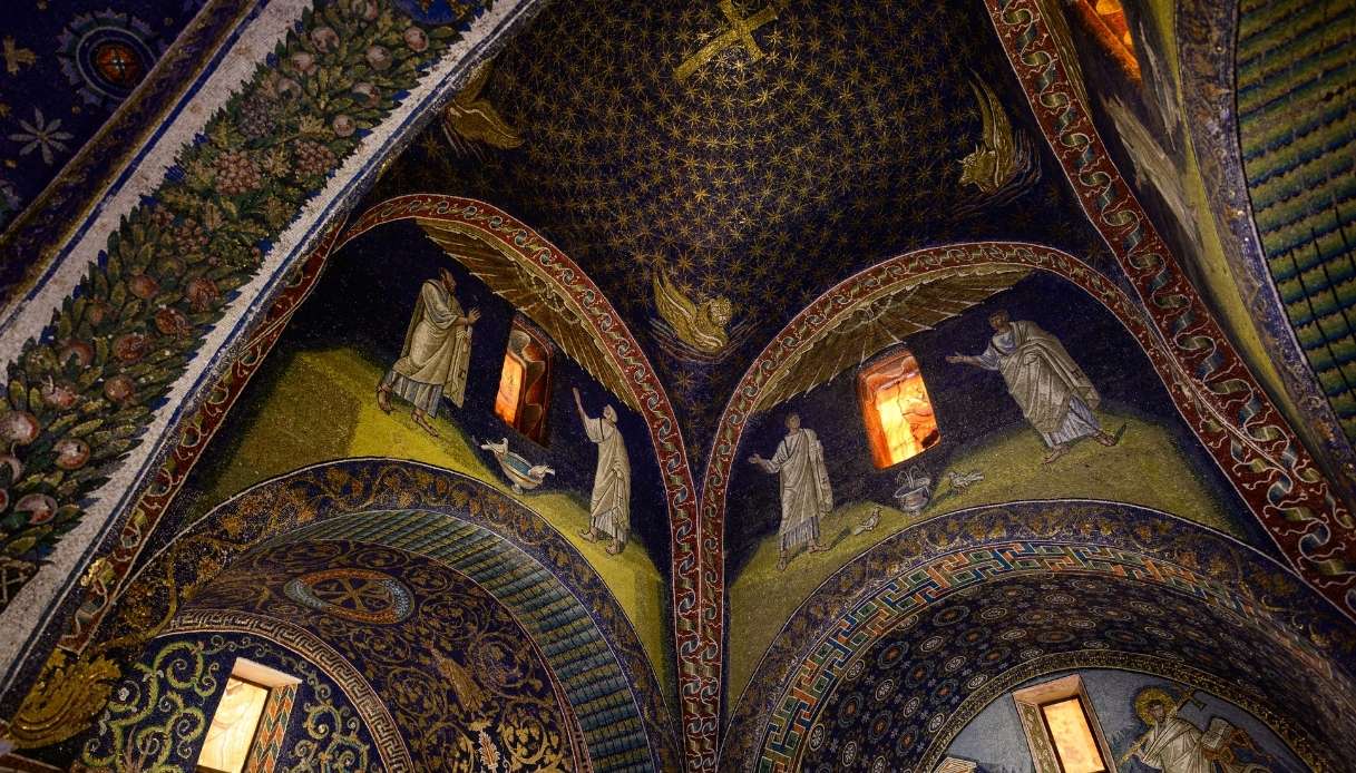 Interni mosaicati del mausoleo di Galla Placidia 