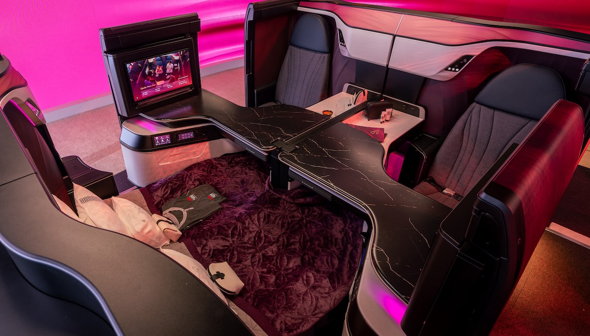 La Qsuite di Qatar Airways