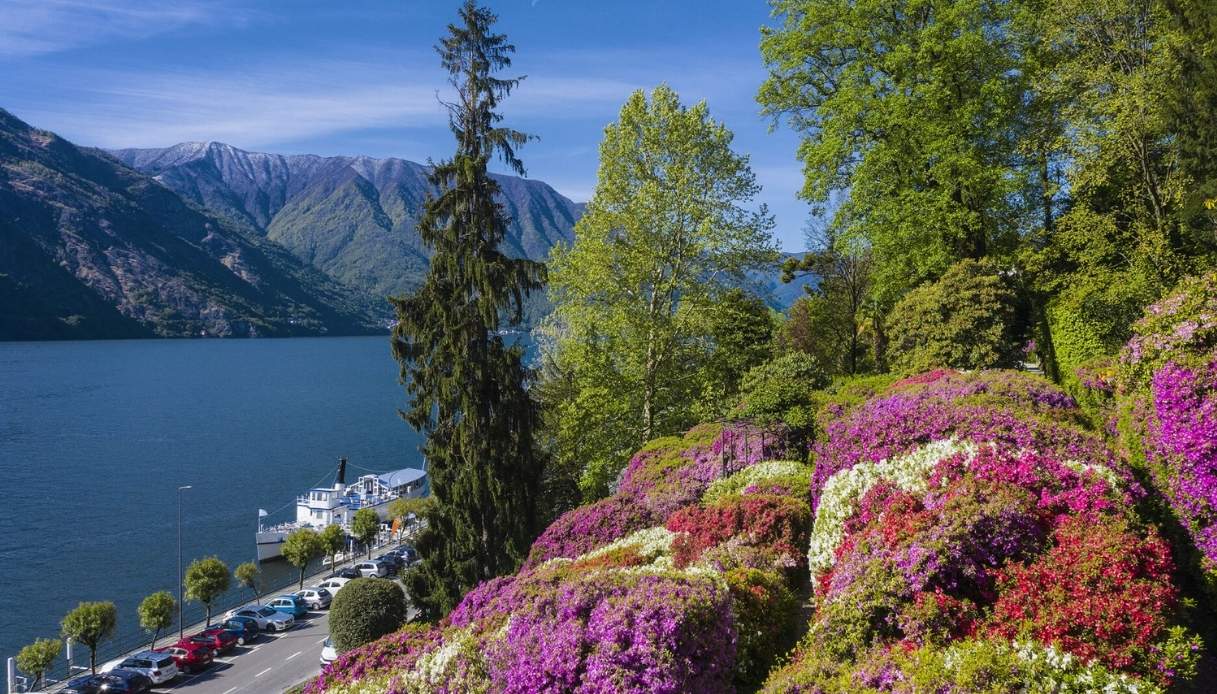 La suggestiva vista sul lago di Como da Villa Carlotta