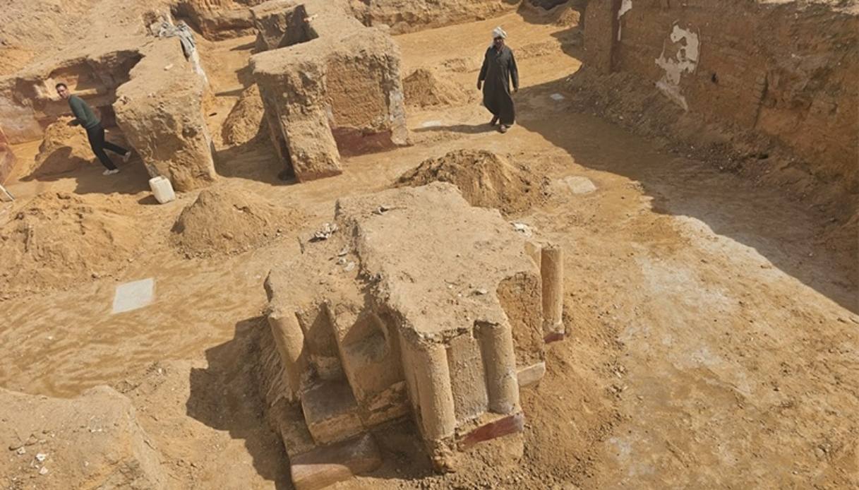 La scoperta del complesso monastico in Egitto