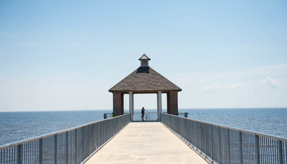 Pontile sul Fontainebleau Statepark