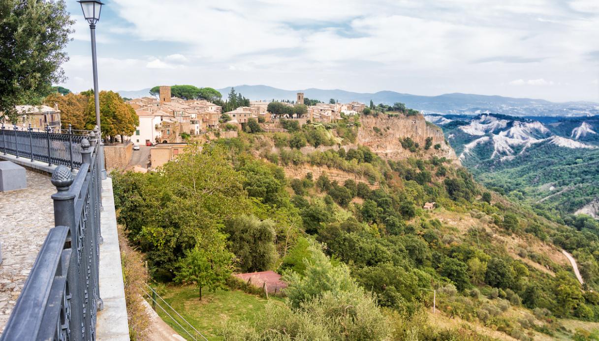 Arrivando a Lubriano, Tuscia