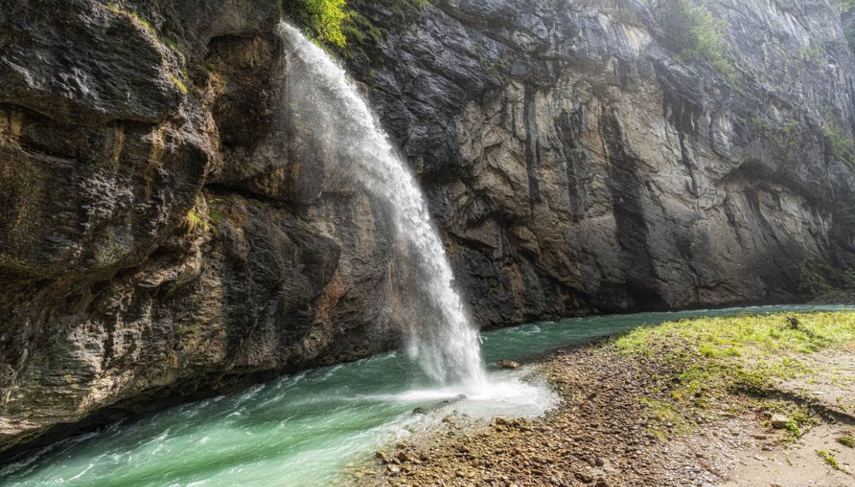 Cascata della Gola dell'Aare, Svizzera 