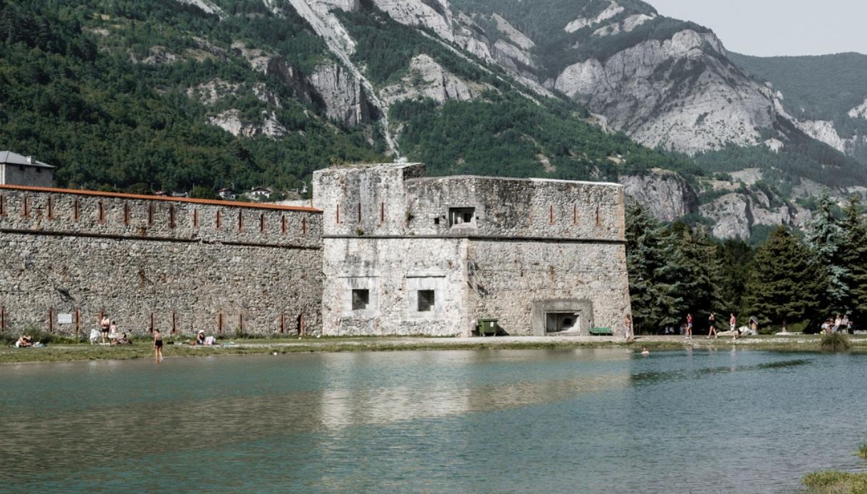 Forte Albertino di Vinadio, il lago artificiale
