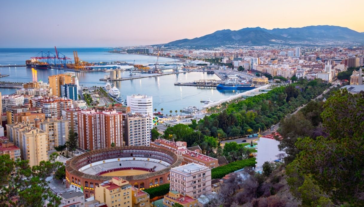 Malaga vista panoramica