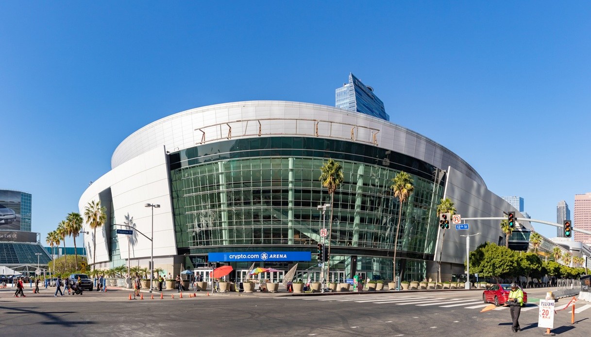 Una delle location del biopic su Michael Jackson &egrave; la Crypto.com Arena di Los Angeles