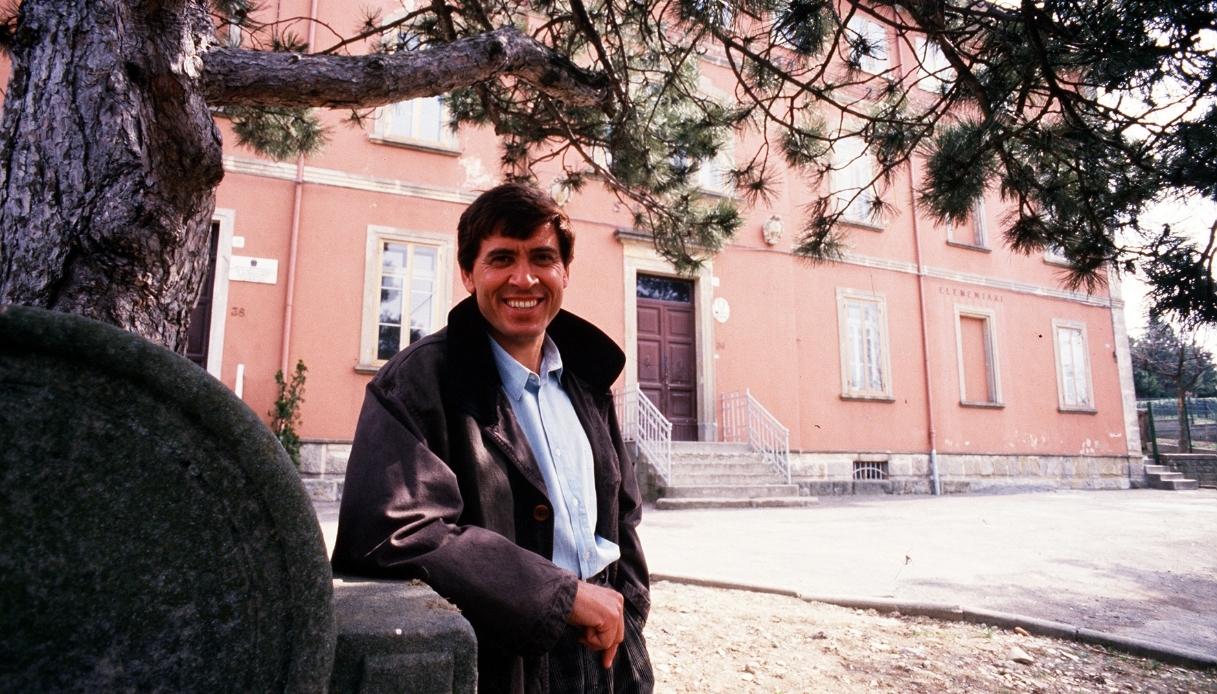 Gianni Morandi da giovane a Monghidoro