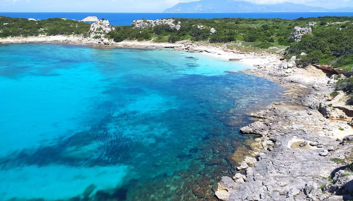 Panorama dell'Isola di Pianosa, Arcipelago Toscano
