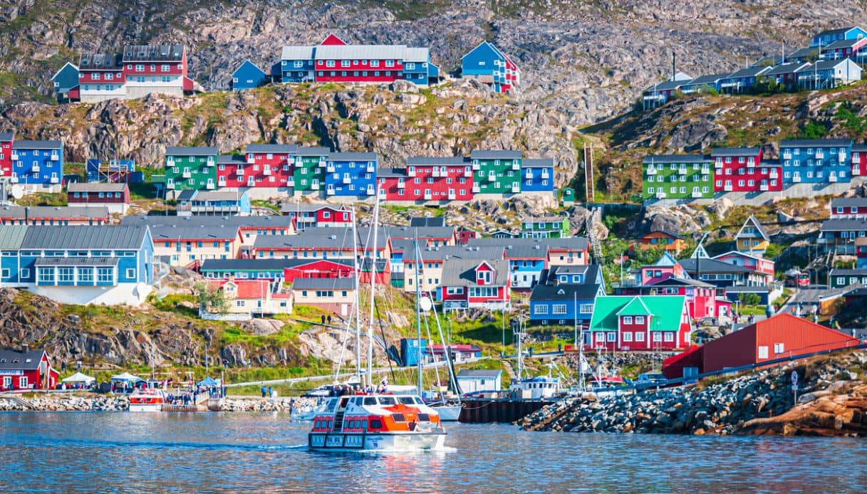 Villaggio di Qaqortoq, Groenlandia