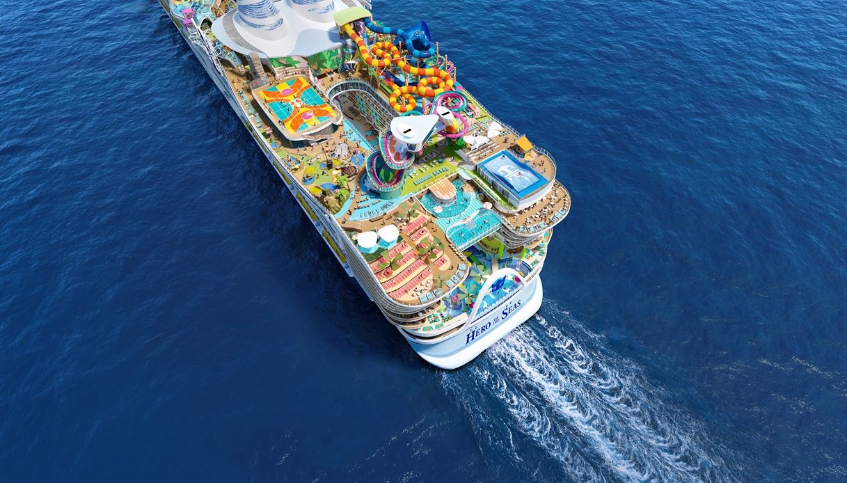 La nave Hero of the Seas della Royal Caribbean