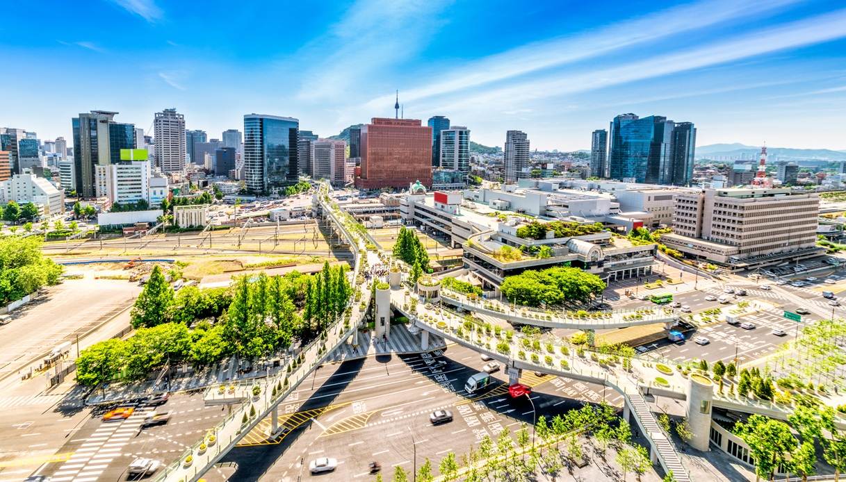 Il suo percorso pedonale Seoullo 7017 a Seul