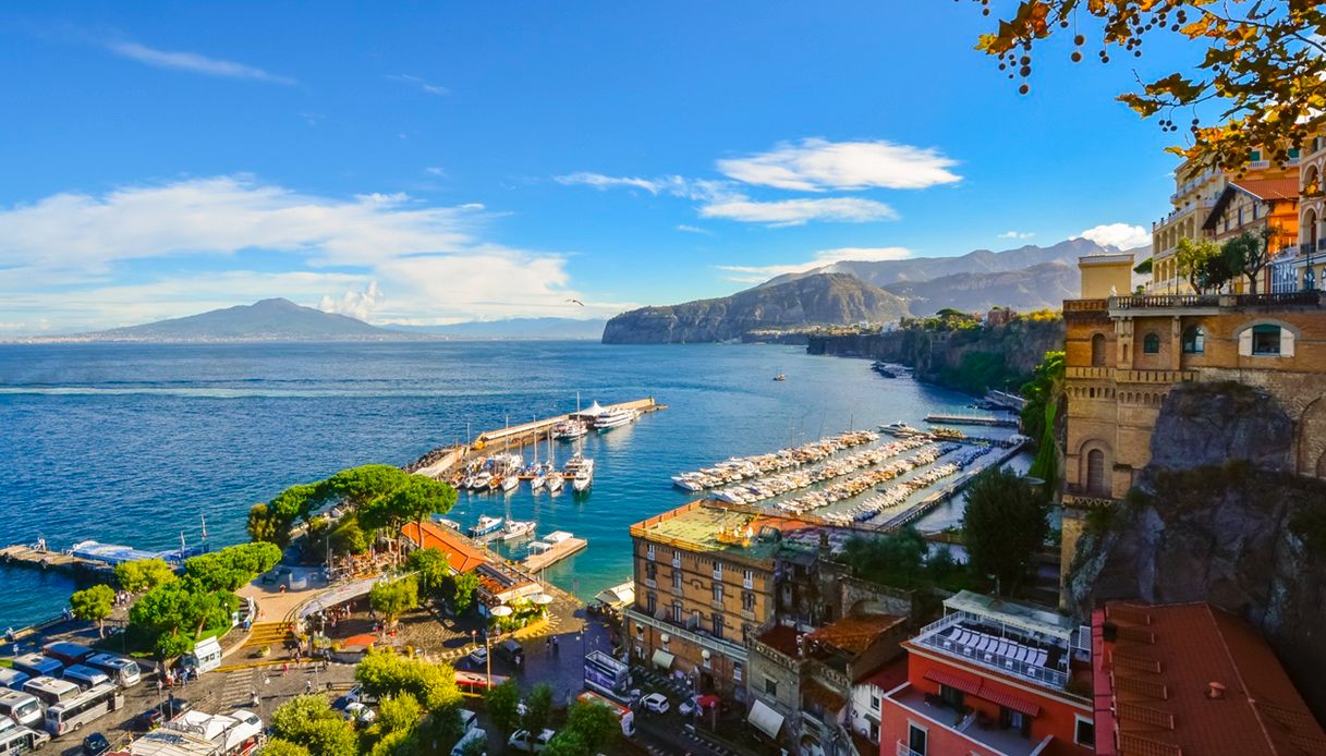 Veduta panoramica dalla Villa Comunale di Sorrento