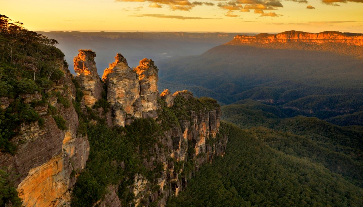 Una delle location del film "Apex": le Blue Mountains
