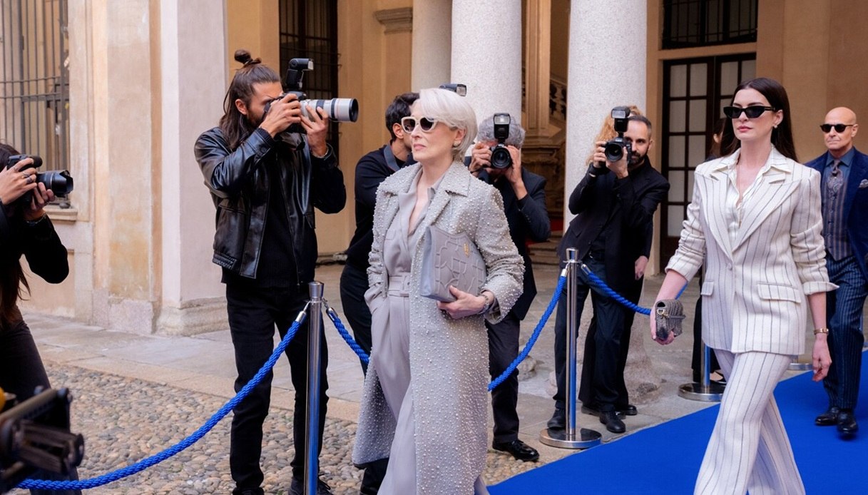 Miranda Priestly e Andy Sachs, le due protagoniste, in una scena de "Il diavolo veste Prada 2"