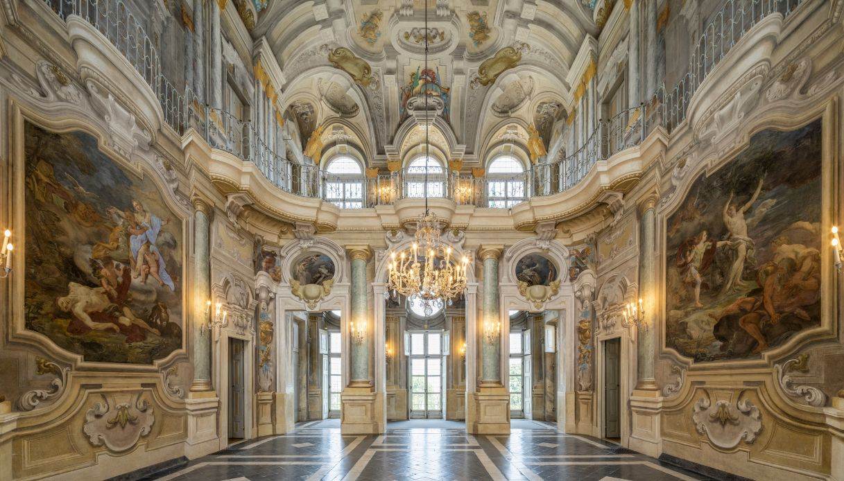 Salone di Villa della Regina a Torino