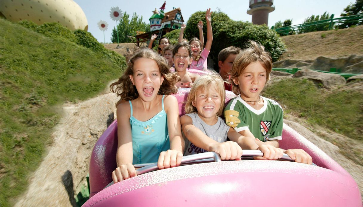 Attrazione a Valle degli Gnomi, Fiabilandia, Romagna