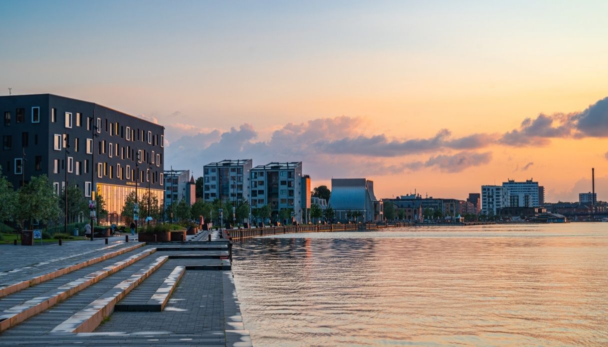 Aalborg al tramonto