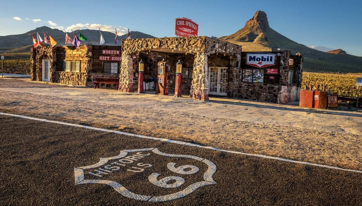 Stazione di Cool Springs sulla storica route 66