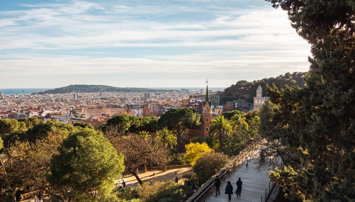 Barcellona vista dall'alto