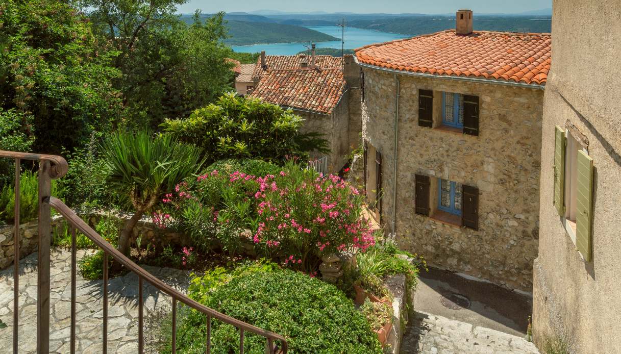 Centro storico di Aiguines, Provenza