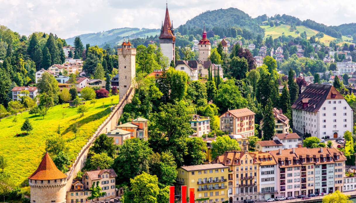 Città di Lucerna, Svizzera