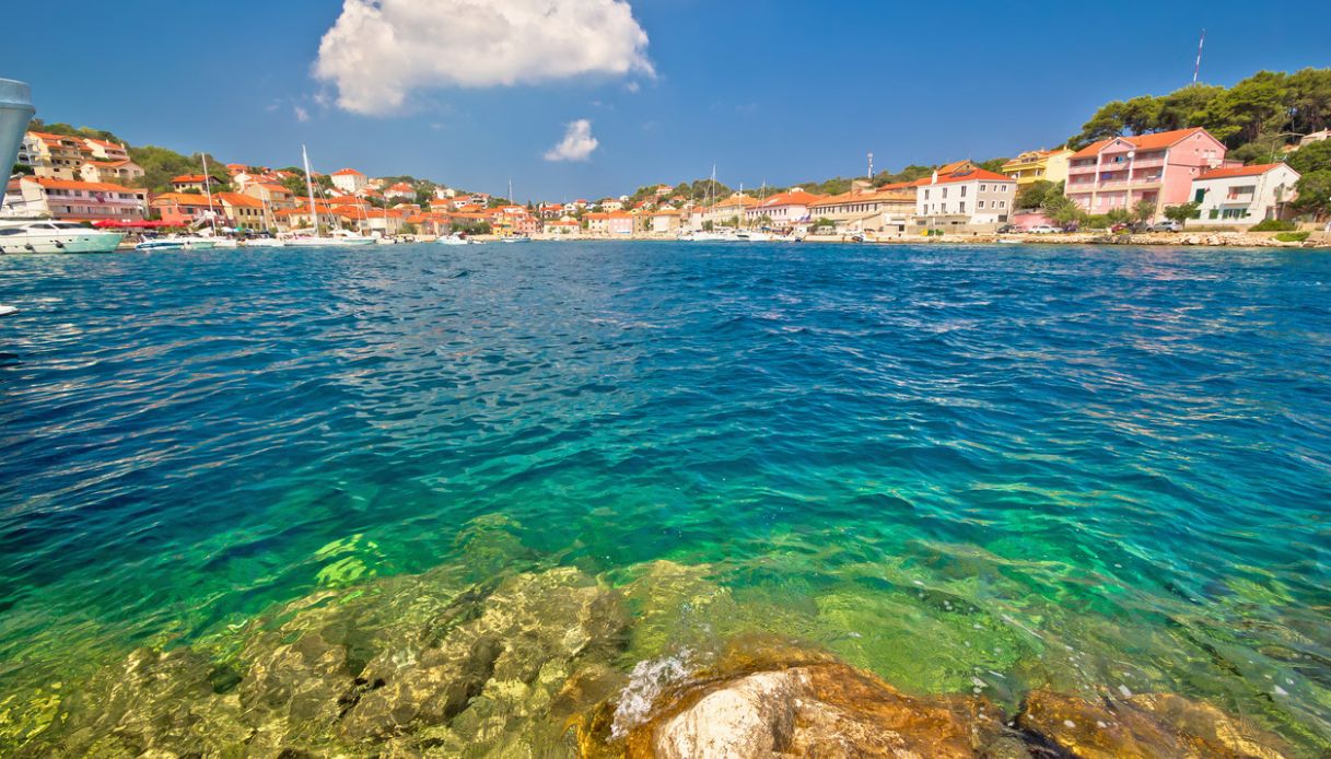 La localit&agrave; balneare di Sali, Dugi Otok, Croazia