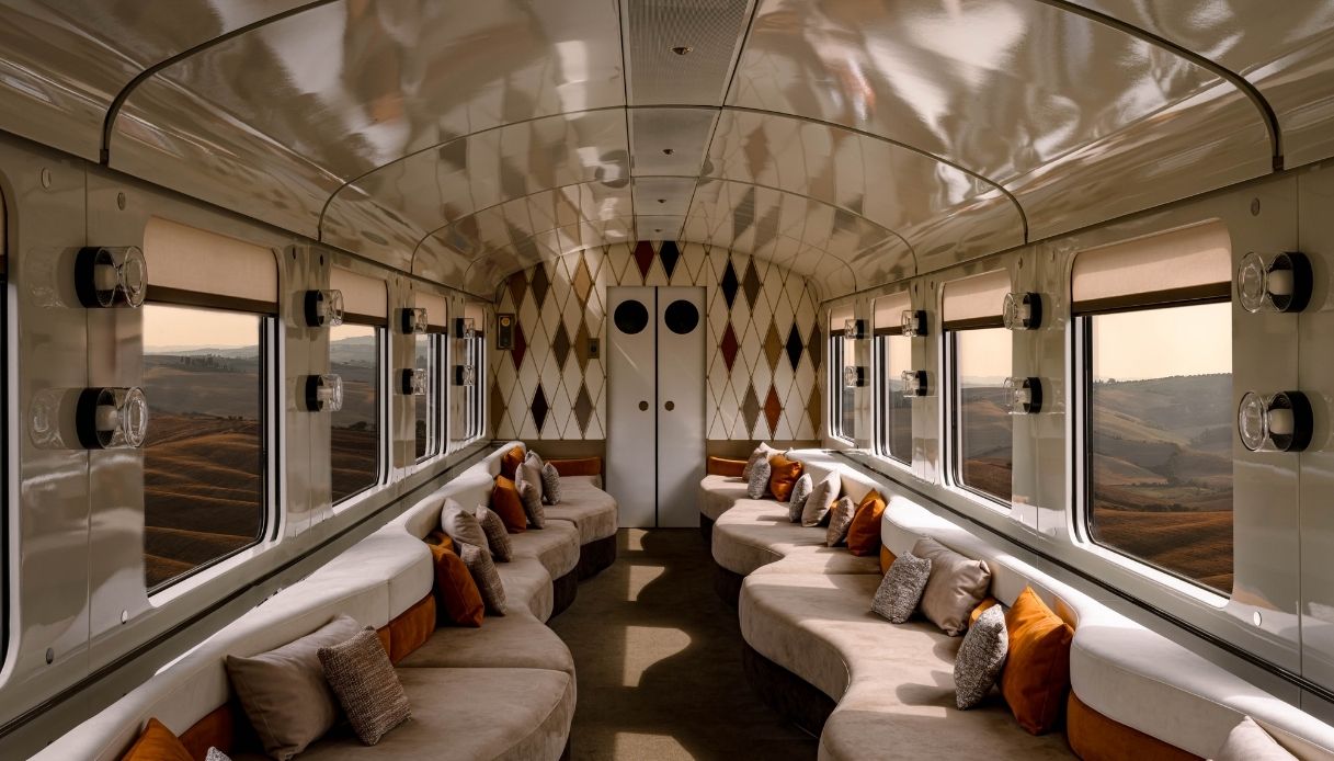 Gli interni di Dolce Vita Orient Express