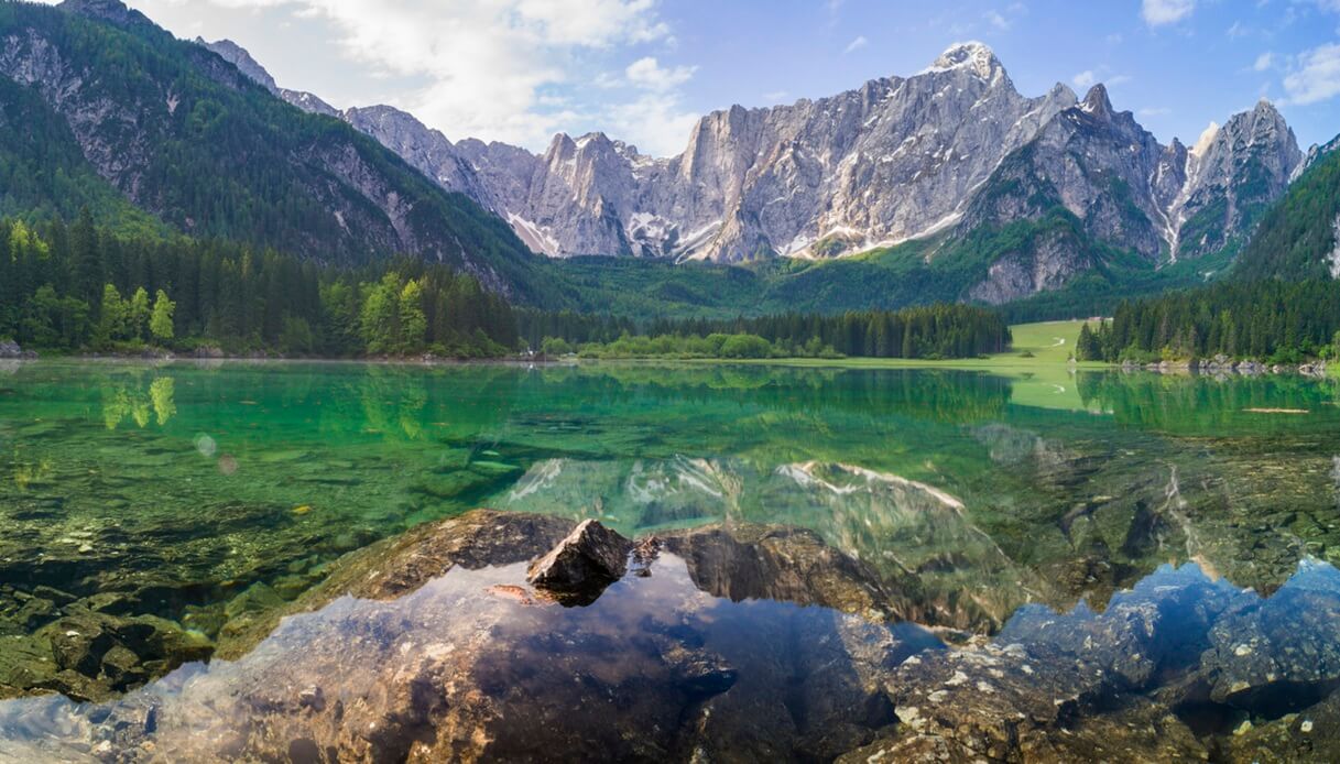 Laghi Fusine primavera Alpi Giulie