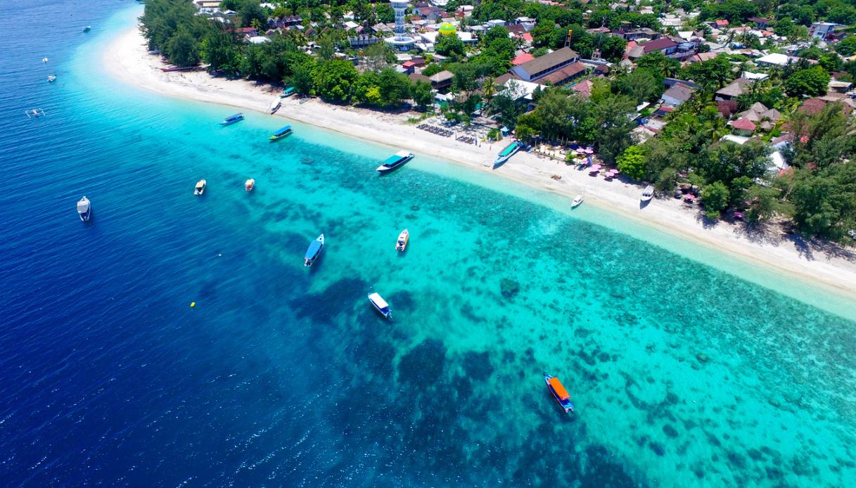 Spiagge di Gili Trawangan, Indonesia