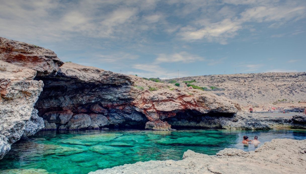 Spiaggia da sogno di Lampedusa