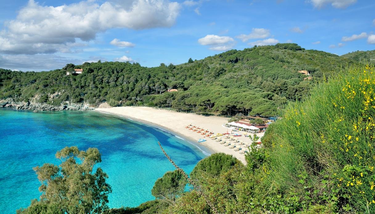 La spiaggia di Fetovaia, Isola d'Elba