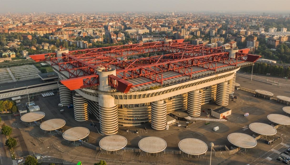 Lo stadio di San Siro a Milano