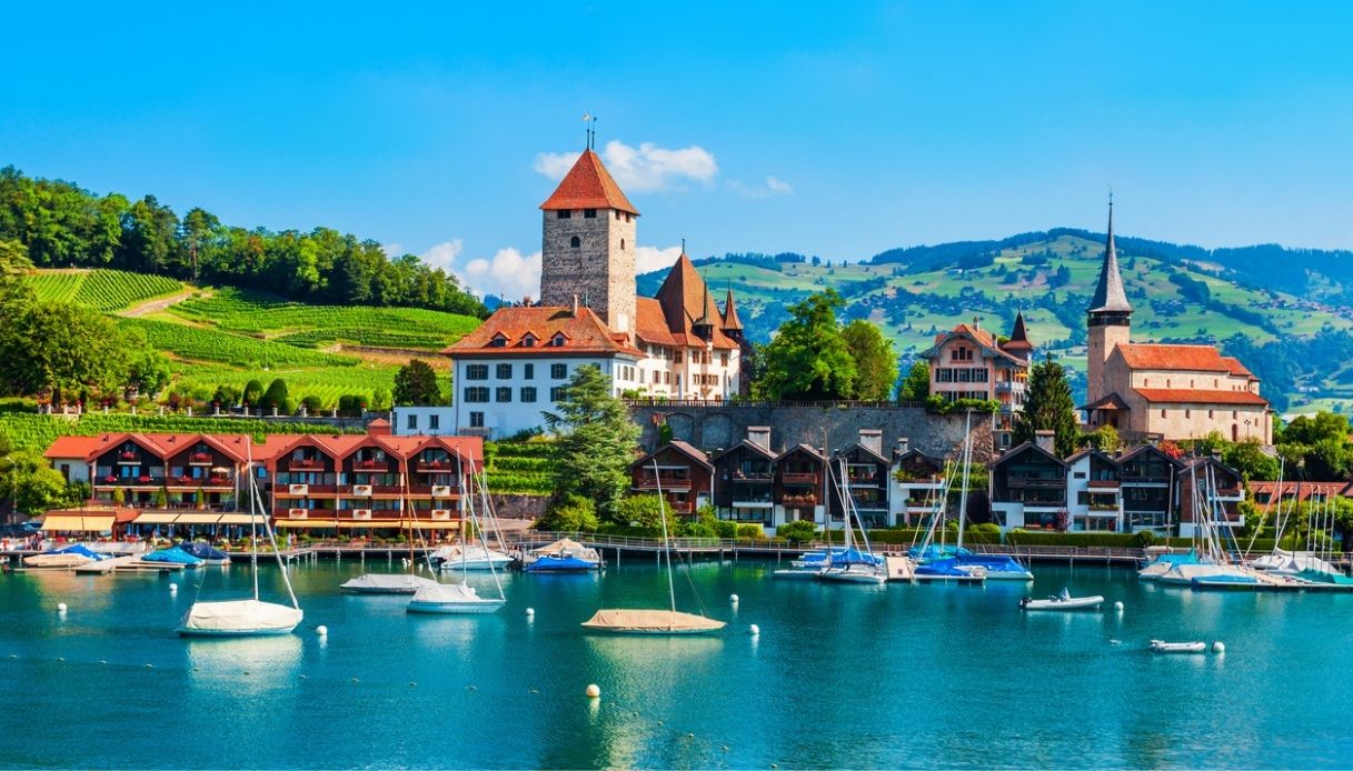 Castello di Schloss Spiez in Svizzera