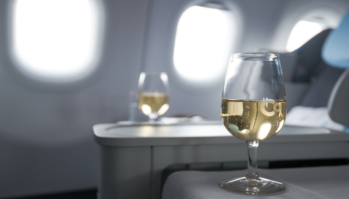 Champagne su volo La Compagnie