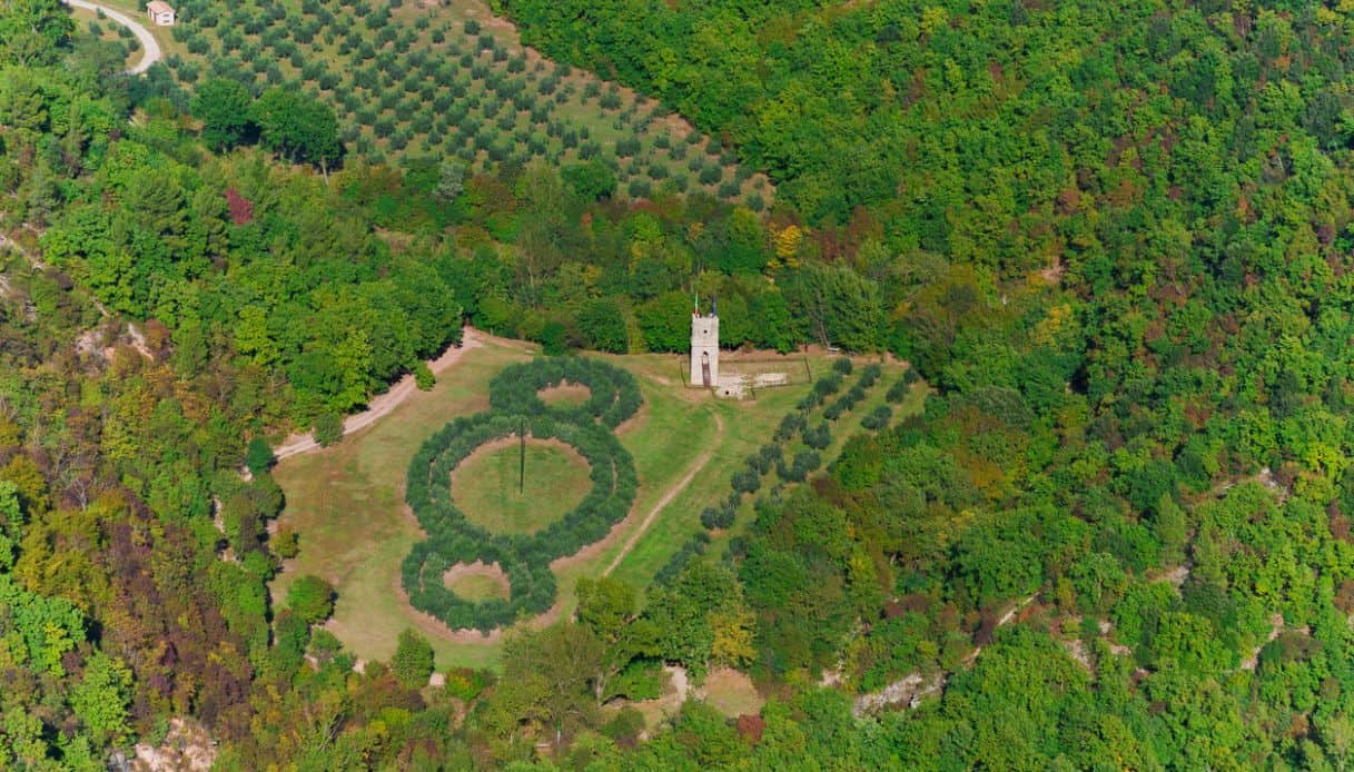 Panorama del Bosco di San Francesco, Assisi
