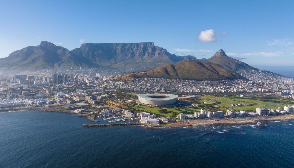 Cape Town vista dall'alto