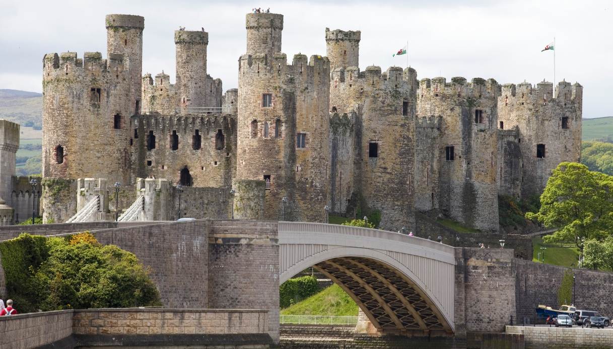 Castello di Conwy nel Galles