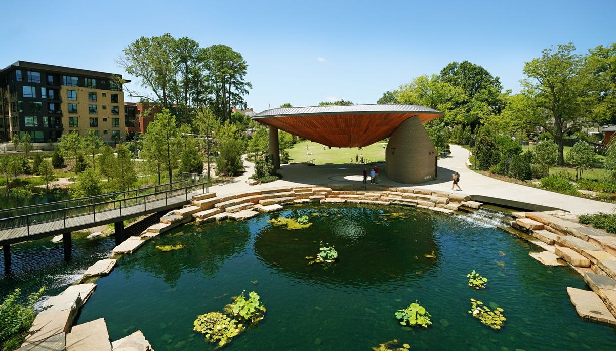 Le aree del Downtown Cary Park