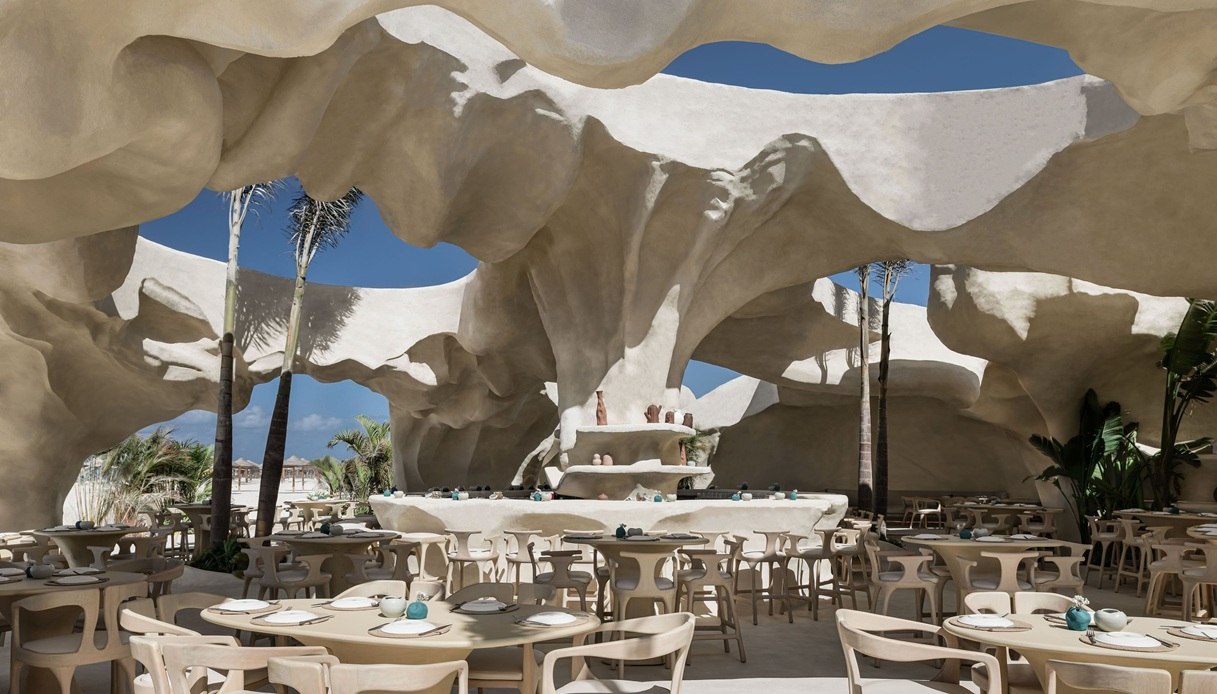L'architettura suggestiva di Escā Playa nel deserto egiziano