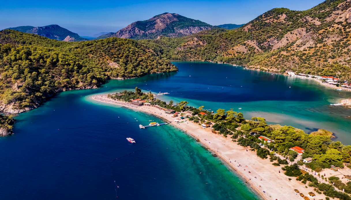 Fethiye, spiaggia Oludeniz, Turchia