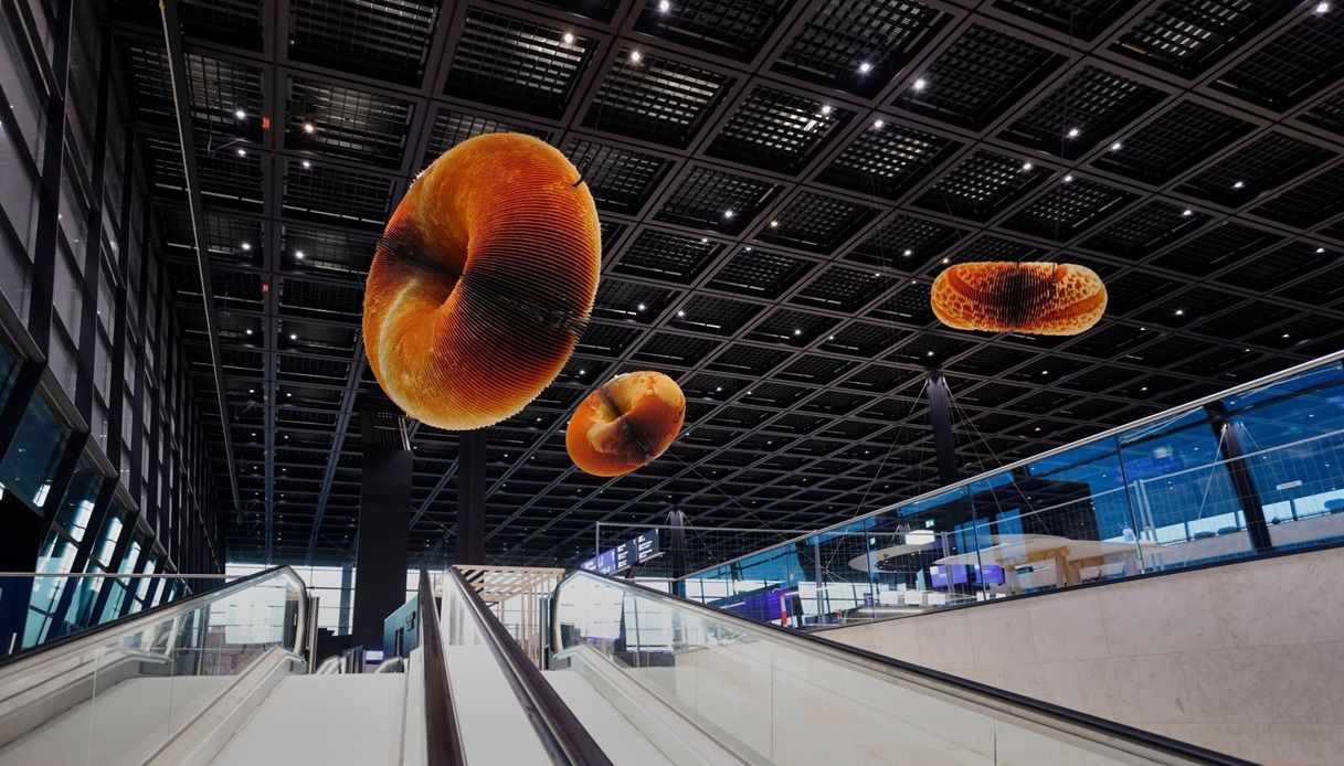 Tecnologie futuristiche nel Frankfurt Airport