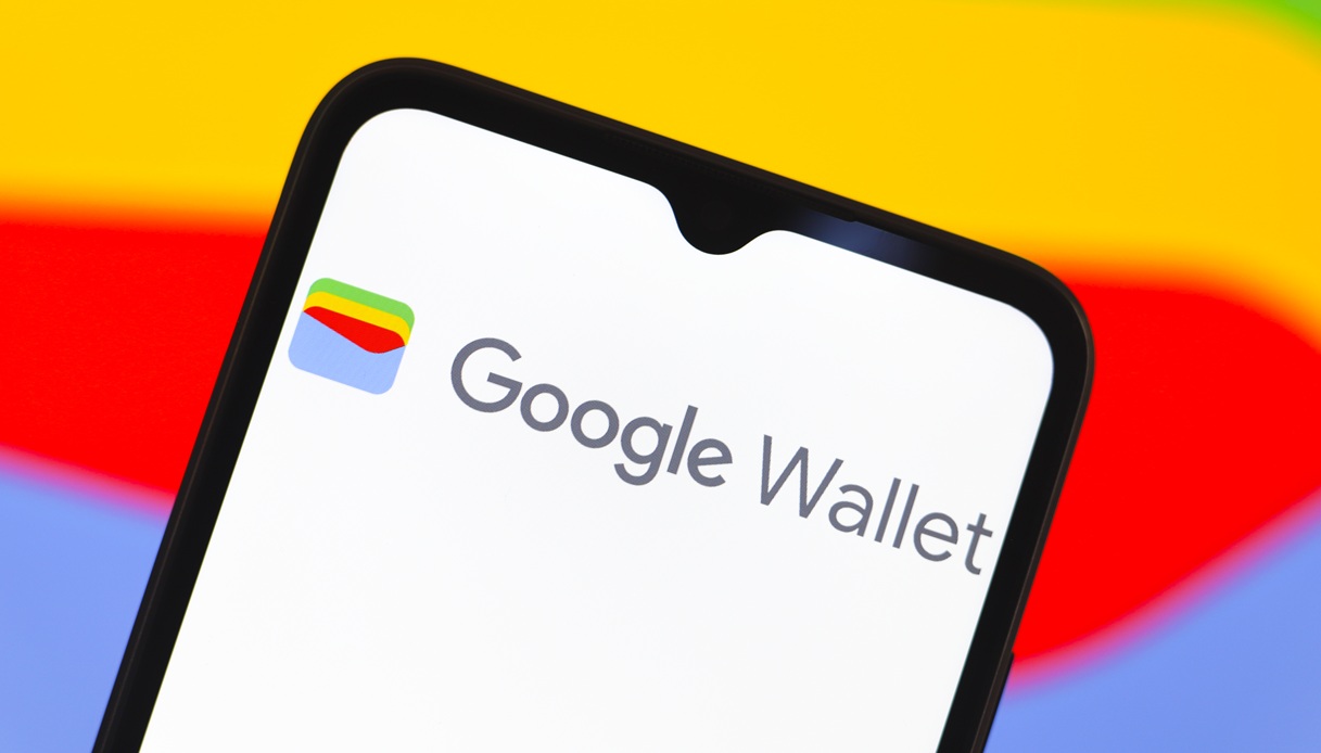 L'App di Google Wallet sul telefono