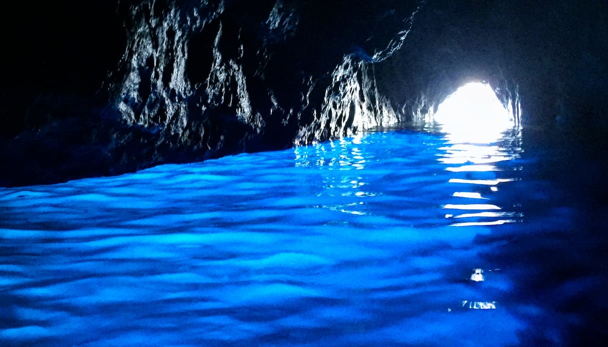 Grotta Azzurra, interno, Capri 