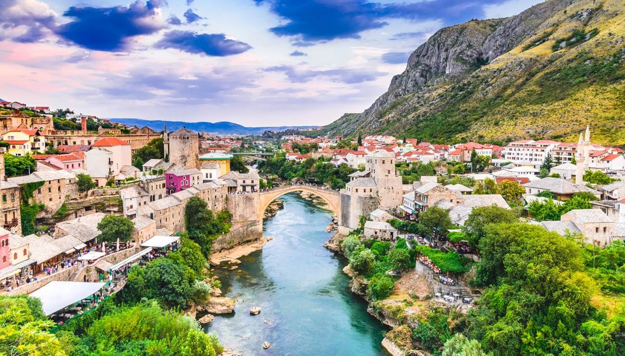 Mostar, in Bosnia-Erzegovina